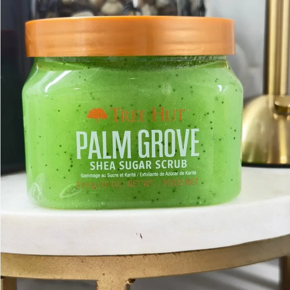 Tree Hut Palm Grove Shea Sugar Scrub 18oz 2 Pack Body Exfoliator New